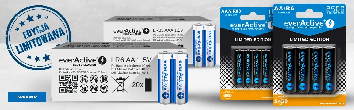 baterie alkaliczne everactive blue alkaline